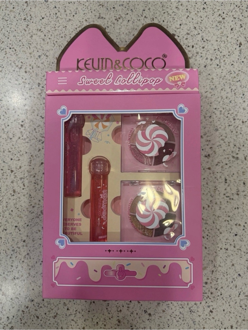 Sweet Lollipop Pink Lip Gloss Set